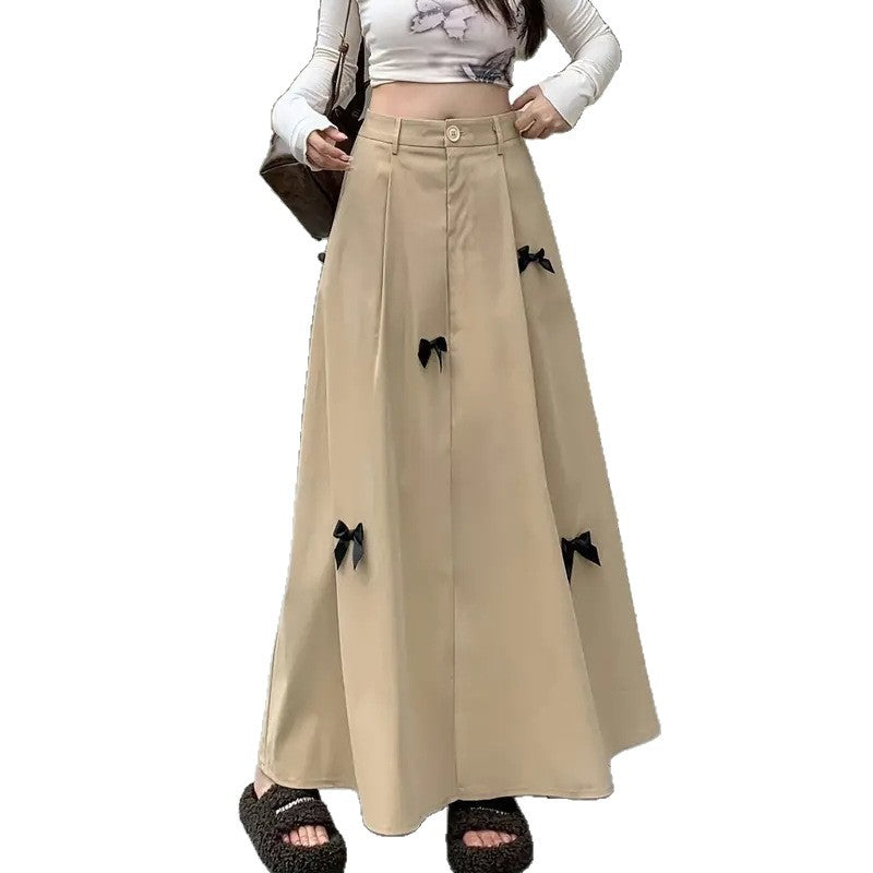 Stylish Fall Skirt For Petite Women A Chic High-end Piece With Premium Texture